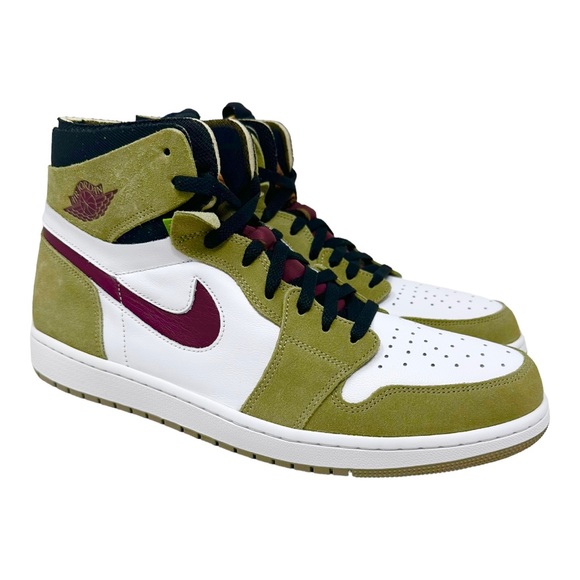 Jordan Other - Nike Air Jordan 1 Zoom Air CMFT Neutral Olive/Altitude Green CT0978-203 Size 14